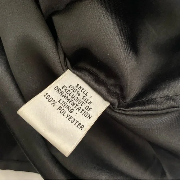 SOLD Stunning Vintage Y2K Asymmetrical Beaded Dress Cache Sz 6 - Picture 15 of 16